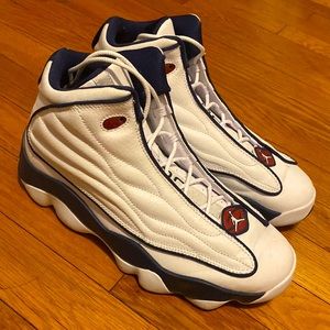 Jordan Sneakers size:7Y colors:Blue,White,Red